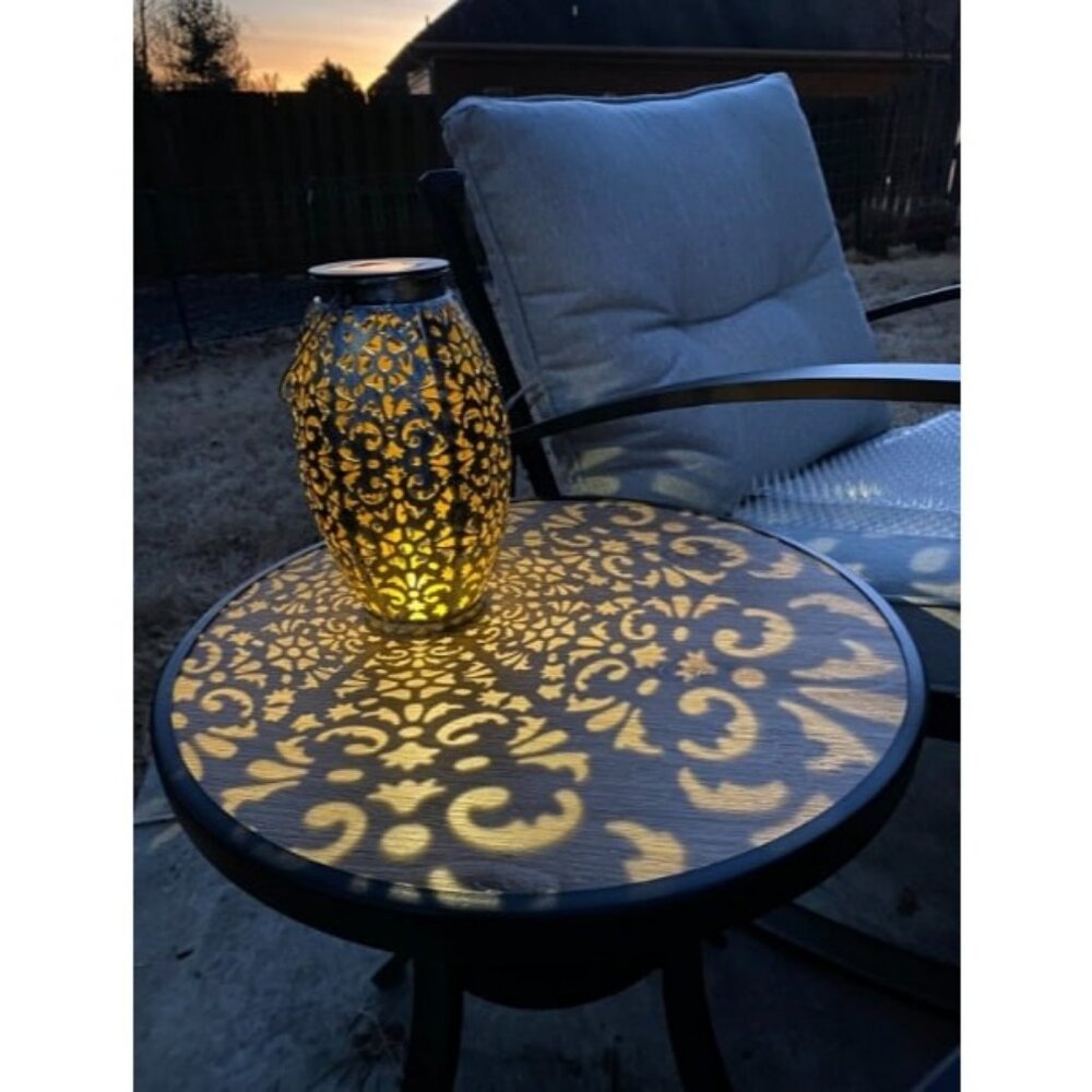 Solar Lantern Lights for Hanging or Table Outdoor Solar Light for Patio